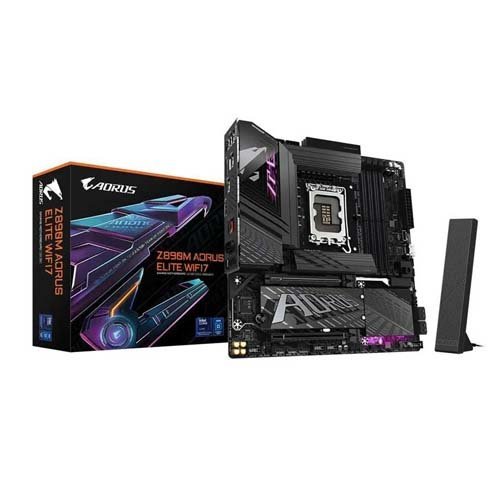 Gigabyte Z890M AORUS Elite Wifi7 LGA 1851 DDR5 Intel Motherboard