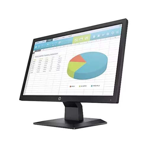 HP P204V 19.5 Inch HD Plus LED Anti-Glare Adjustable Monitor with Vesa Mount Support