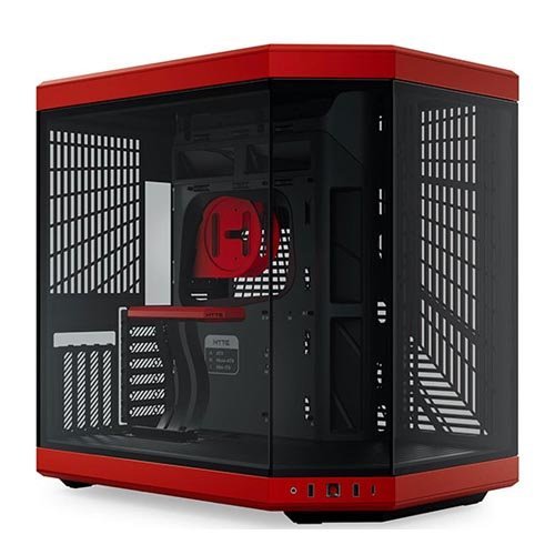 HYTE Y70 Dual Chamber Mid-Tower ATX Cabinet Black Red CS-HYTE-Y70-BR