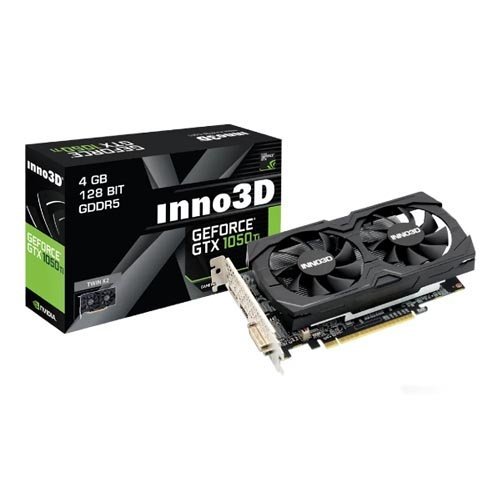 Inno3D GTX 1050 Ti Twin X2 4GB Graphic Card N105K-2DDV-M5CM