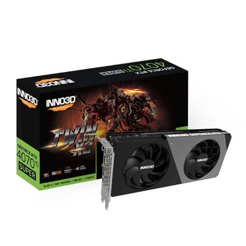 Inno3d RTX 4070 Ti Super Twin X2 16GB Graphics Card N407TS2-166X-186156N