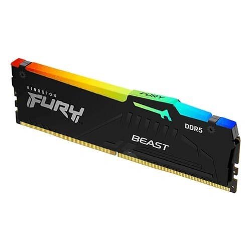 Kingston Fury Beast RGB 32GB Single 6000MHz CL36 DDR5 RAM Memory KF560C36BBE2A-32