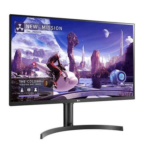 LG 32QN650-B 32-Inch 2K QHD IPS 75Hz 5ms Borderless Monitor with AMD FreeSync