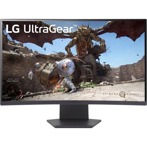 LG UltraGear 31.5″ 1440p HDR 180 Hz Curved Gaming Monitor 32GS60QC-B