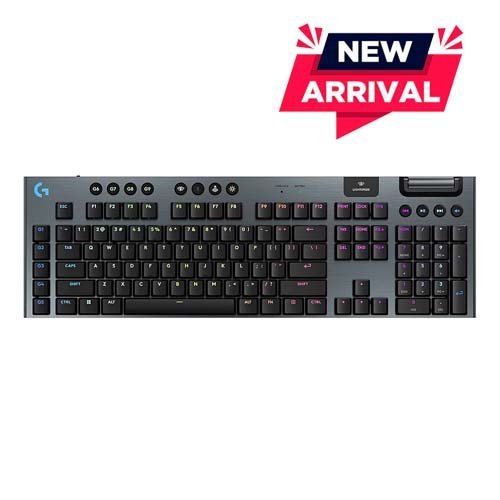 Logitech G G915 X LIGHTSPEED Low-Profile Wireless RGB Mechanical Gaming Keyboard 920-012680 Carbon-Tactile