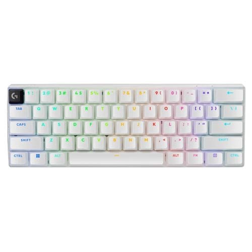 Logitech PRO X 60 LIGHTSPEED Wireless Gaming White Keyboard 920-011935