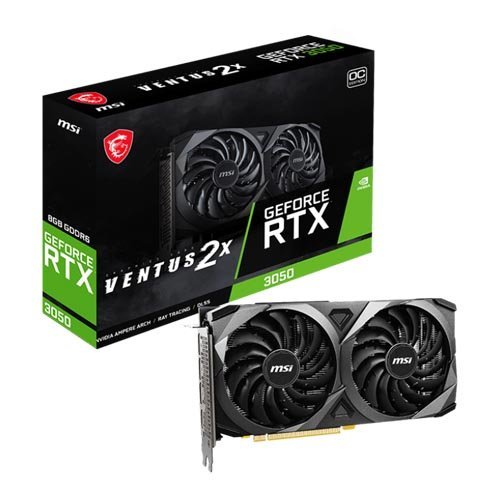 MSI GeForce RTX 3050 VENTUS 2X 8G OCV1 Graphic Card