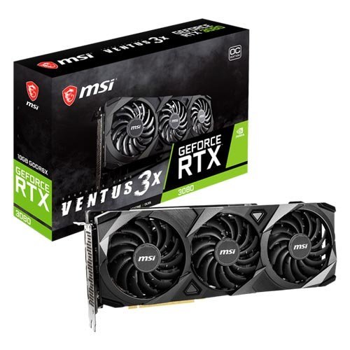 MSI GeForce RTX 3080 VENTUS 3X 10G OC Graphics Card