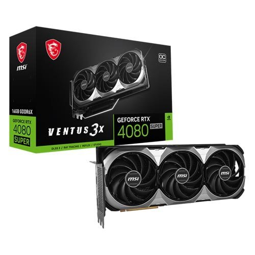 MSI GeForce RTX 4080 SUPER 16G VENTUS 3X OC Graphic Card