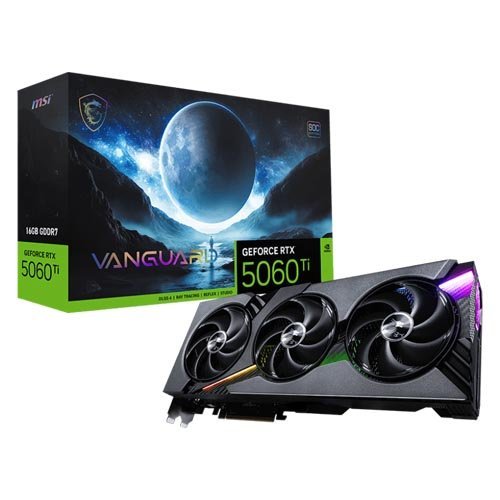 MSI GeForce RTX 5060 Ti 16G VANGUARD SOC Graphic Card