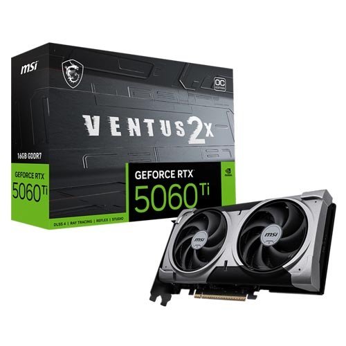 MSI GeForce RTX 5060 Ti 16G VENTUS 2X OC PLUS Graphic Card