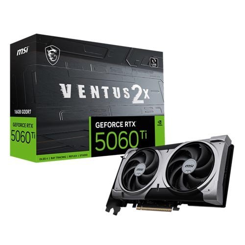 MSI GeForce RTX 5060 Ti 16G VENTUS 2X PLUS Graphic Card
