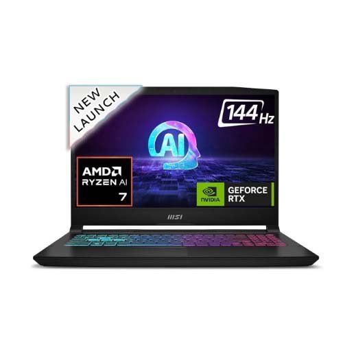 MSI KATANA A15 AI B8VE-418IN 15.6 Inch AMD R7-8845HS 16GB RAM 512GB SSD RTX4050 GPU Gaming Laptop 9S7-158N31-418