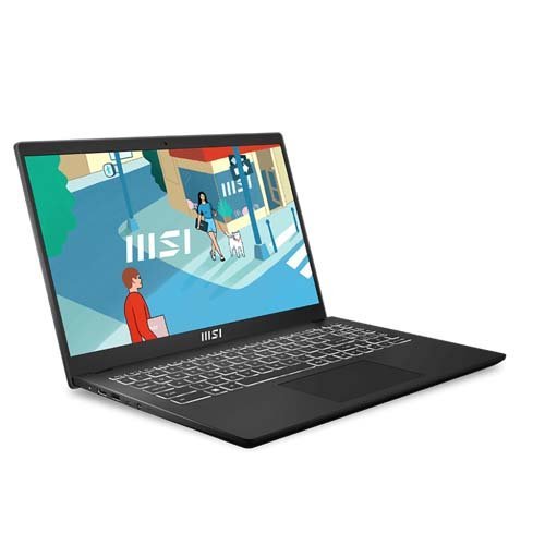 MSI Modern 15 B13M 15.6 Inch i7-1355U LPDDR4 8GB 512GB NVMe PCIe Gen3x4 Gaming Laptop 9S7-15H114-290