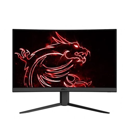 MSI OPTIX G24C4 – 24 INCH CURVED GAMING MONITOR (1500R CURVED, AMD FREESYNC, 1MS RESPONSE TIME, 144HZ REFRESH RATE, FRAMELESS, FLICKER FREE, FHD IPS PANEL, HDMI, DISPLAYPORT)