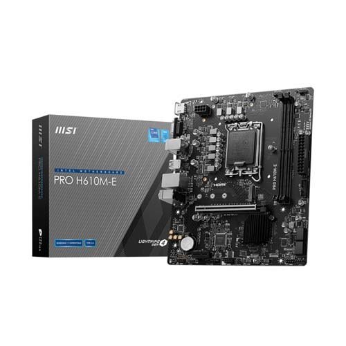 MSI Pro H610M-E DDR5 Motherboard PRO-H610M-E-DDR5