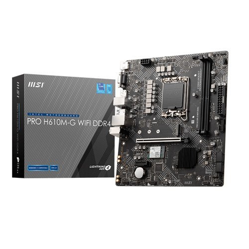 MSI PRO H610M-G WIFI DDR4 Motherboard
