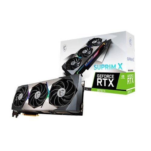 MSI RTX 3070 Ti Suprim X 8GB LHR Graphics Card RTX-3070-TI-SUPRIM-X-8G