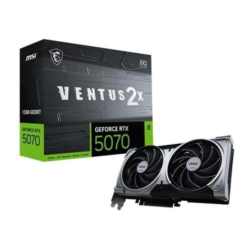 MSI RTX 5070 Ventus 2X OC 12GB GDDR7 Graphics Card