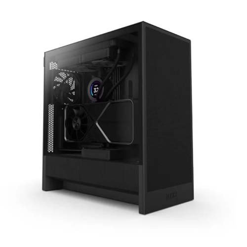 Nzxt H5 Flow 2024 Edition E-ATX Mid Tower Case Cabinet CC-H52FB-01