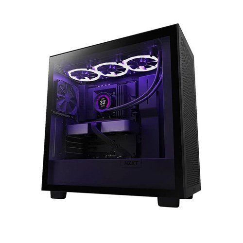 NZXT H7 Flow RGB (ATX) Mid Tower Cabinet Black CM-H71FB-R1