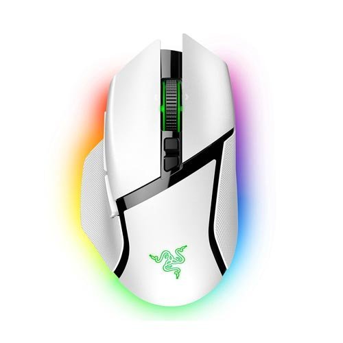 Razer Basilisk V3 Pro Wireless Gaming Mouse (White) RZ01-04620200-R3A1