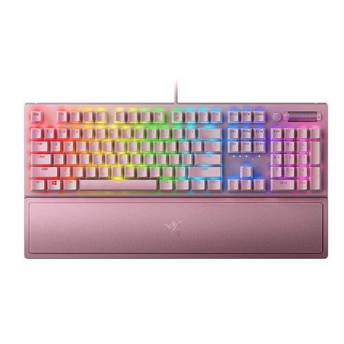 Razer BlackWidow V3 Mechanical Gaming Keyboard Green Switches (Quartz Pink) RZ03-03541800-R3M1