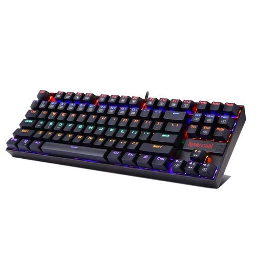 Redragon Kumara K552 – TKL Wired Mechnical Keybaord Rainbow (Red Switch)