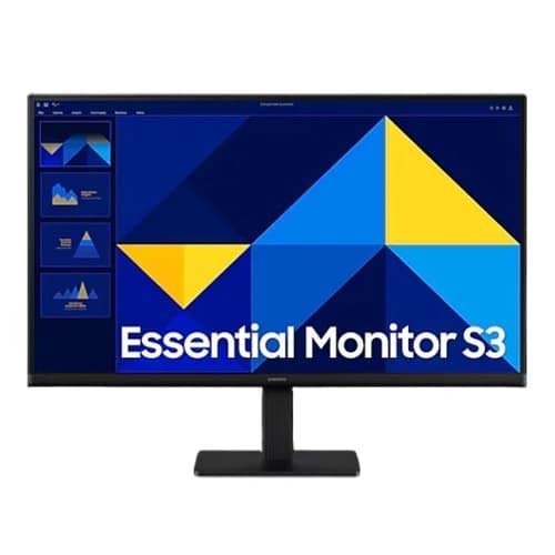 Samsung Essential S3 27 Inch 100Hz 1920 x 1080 Resolution 5ms Response Time IPS Panel Gaming Monitors LS27D304GAWXXL