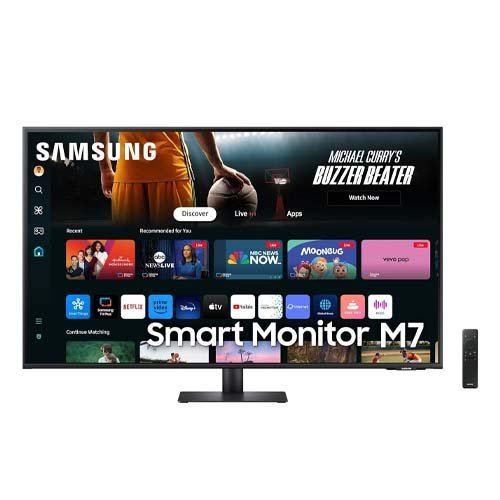 Samsung M7 43 Inch 60Hz 3840 x 2160 Resolution 4ms Response Time VA Panel Smart Gaming Monitors LS43DM700UWXXL