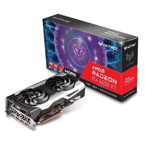 Sapphire NITRO AMD Radeon RX 6650 XT 8GB GDDR6 Graphic Card 11319-01-20G