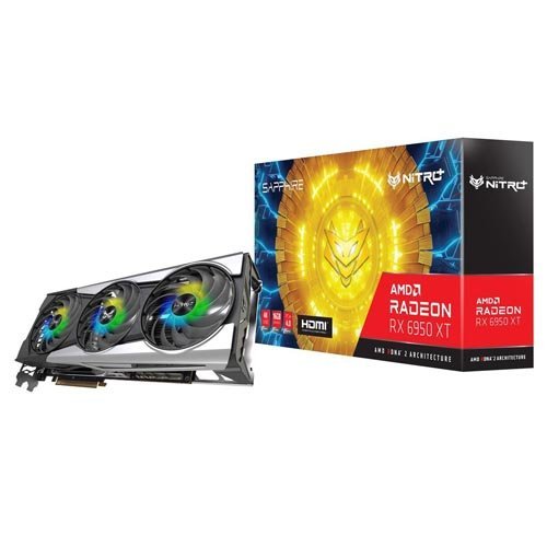 SAPPHIRE NITRO AMD Radeon RX 6950 XT 16GB GDDR6 Graphic Card 11317-02-20G