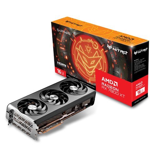 Sapphire NITRO AMD Radeon RX 7800 XT 16GB Graphic Card 11300-01-20G