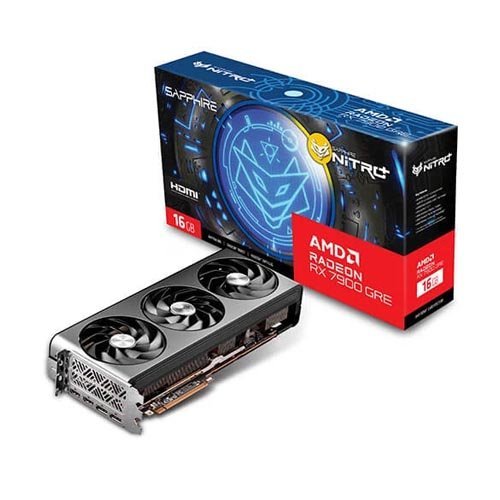SAPPHIRE NITRO RADEON RX7900 GRE GAMING OC 16GB GDDR6 2xHDMI 2xDP Graphic Card 11325-02-20G