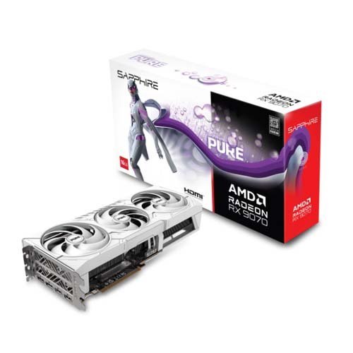 Sapphire Pure AMD Radeon RX 9070 OC 16GB Graphic Card 11349-02-20G