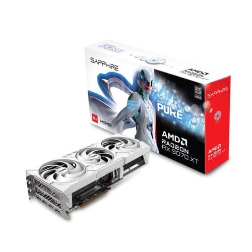 Sapphire Pure AMD Radeon RX 9070 XT OC Graphic Card 11348-02-20G
