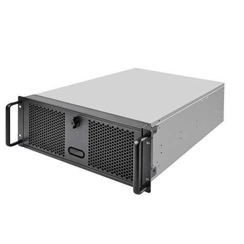 SilverStone 4U Rackmount Server Chassis with 3 X 5.25 Front Bays with CEB/ATX/mATX/Mitx Support RM400 Cases SST-RM400