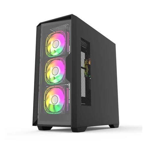 TAG Gamerz Andromeda RGB MATX Mid Tower Cabinet (Black) TG-C-Andromeda-B
