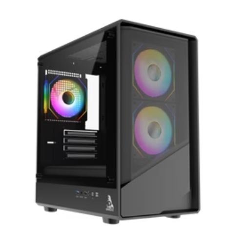 TAG Gamerz Starlight ARGB MATX Mid Tower Cabinet (Black) TG-C-Starlight-BL