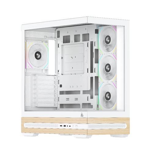 TAG Gamerz Stellar Prime ARGB EATX Mid Tower Cabinet (White) TG-C-Stellar Prime-W