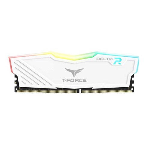 Team Group DELTA RGB 8GB (1X8GB) 3600 MHz White Memory TF4D48G3600HC18J01