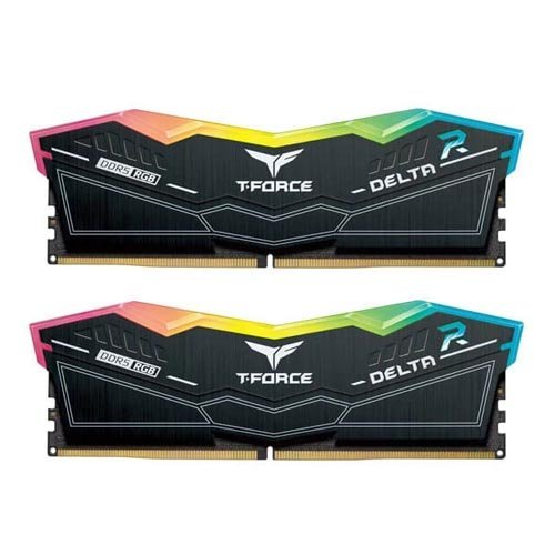 TeamGroup T-Force Delta RGB 32GB (16GBx2) DDR5 5600MHz Ram (Black) FF3D532G5600HC32DC01