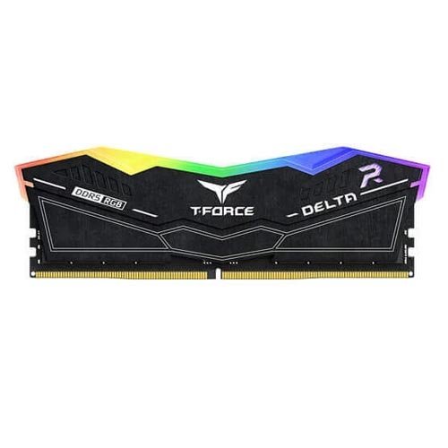 TeamGroup T-Force Delta RGB 32GB (32GBx1) DDR5 5200MHz Ram (Black) FF3D532G5200HC40C01