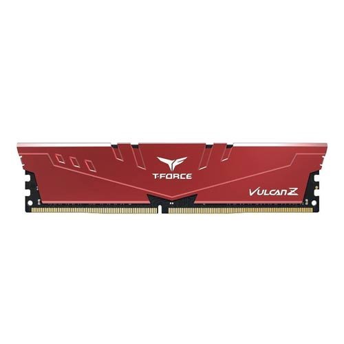 Teamgroup T-FORCE Vulcan Z Series 16GB (16GBX1) DDR4 3200MHz Red Memory TLZRD416G3200HC16F01