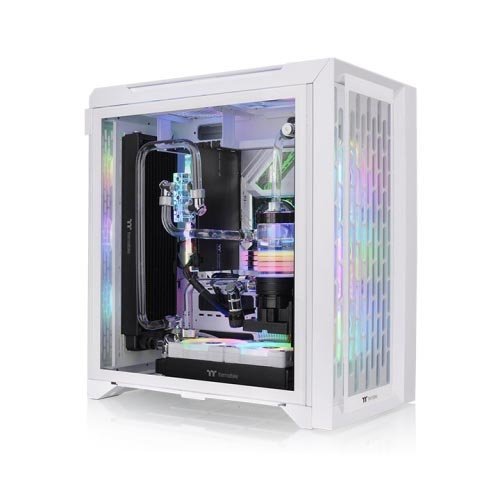 Thermaltake CTE C700 TG ARGB Snow Mid Tower Chassis CA-1X7-00F6WN-01