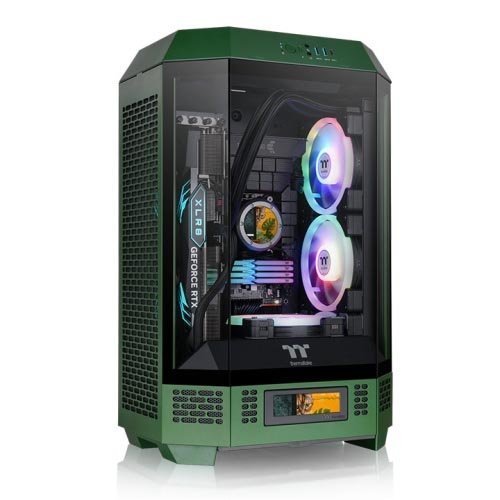 Thermaltake The Tower 300 Racing Green Micro Tower Cabinet CA-1Y4-00SCWN-00