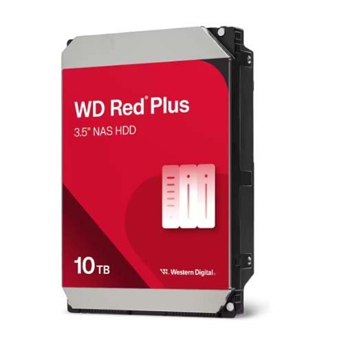 WD Red Plus 10TB 3.5 inch 256MB cache 7200 RPM Internal NAS Hard Drive WD101EFBX