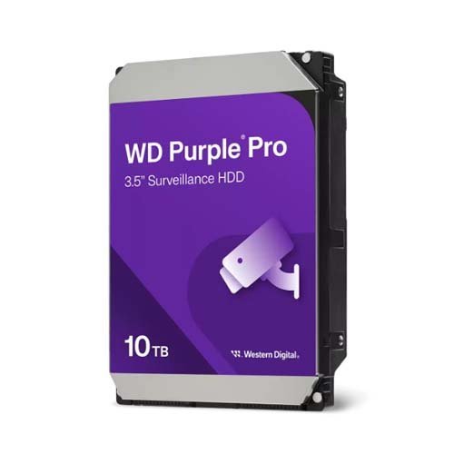 Western Digital Purple Pro 10TB Surveillance SATA Hard Drive WD101PURP