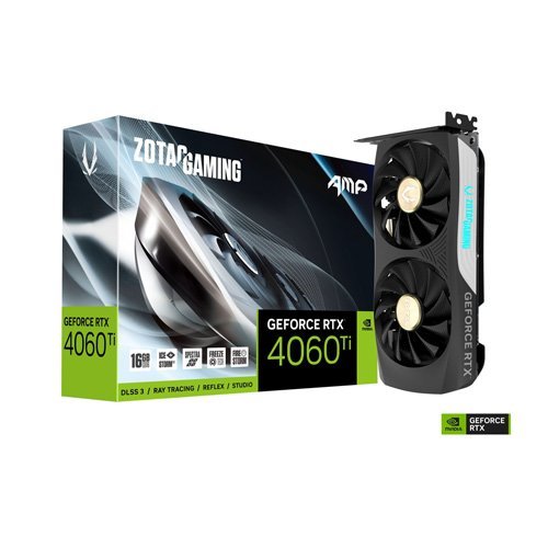 ZOTAC GAMING GEFORCE RTX 4060 Ti 16GB AMP Graphic Card ZT-D40620F-10M