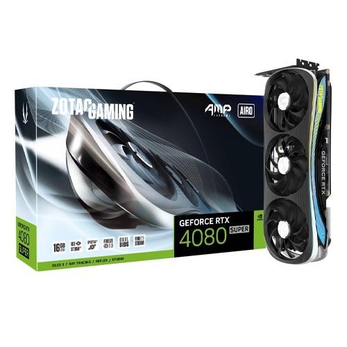 ZOTAC GAMING GeForce RTX 4080 SUPER AMP Extreme AIRO 16GB GDDR6X Graphic Card ZT-D40820B-10P